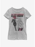 Marvel Black Widow Youth Girls T-Shirt, ATH HTR, hi-res
