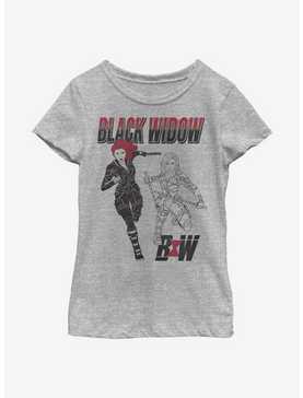 Marvel Black Widow Youth Girls T-Shirt, , hi-res