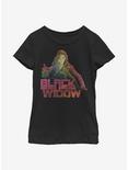 Marvel Black Widow Youth Girls T-Shirt, BLACK, hi-res