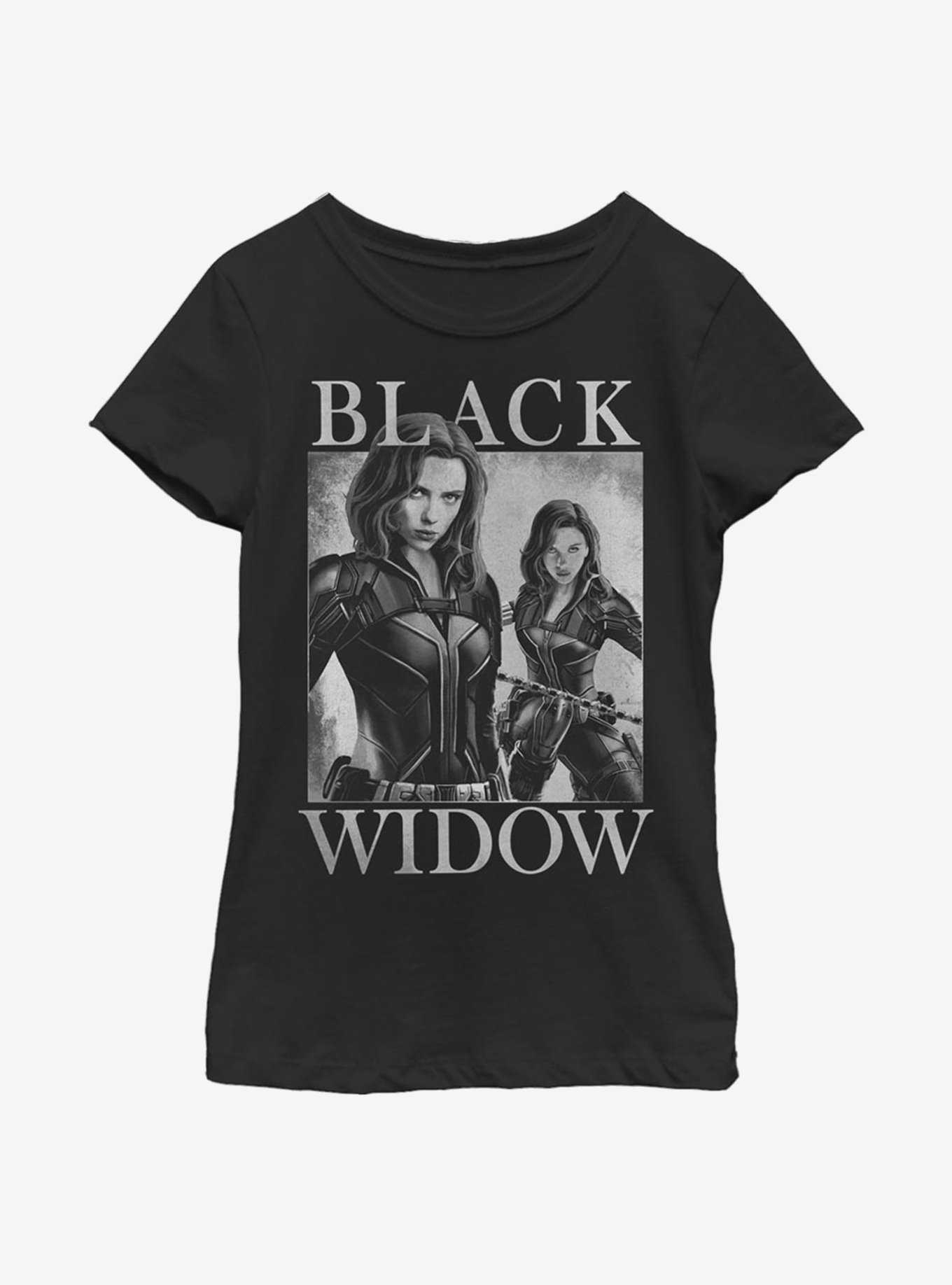 Marvel Black Widow Two Widows Mirror Youth Girls T-Shirt, , hi-res