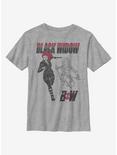 Marvel Black Widow Youth T-Shirt, ATH HTR, hi-res