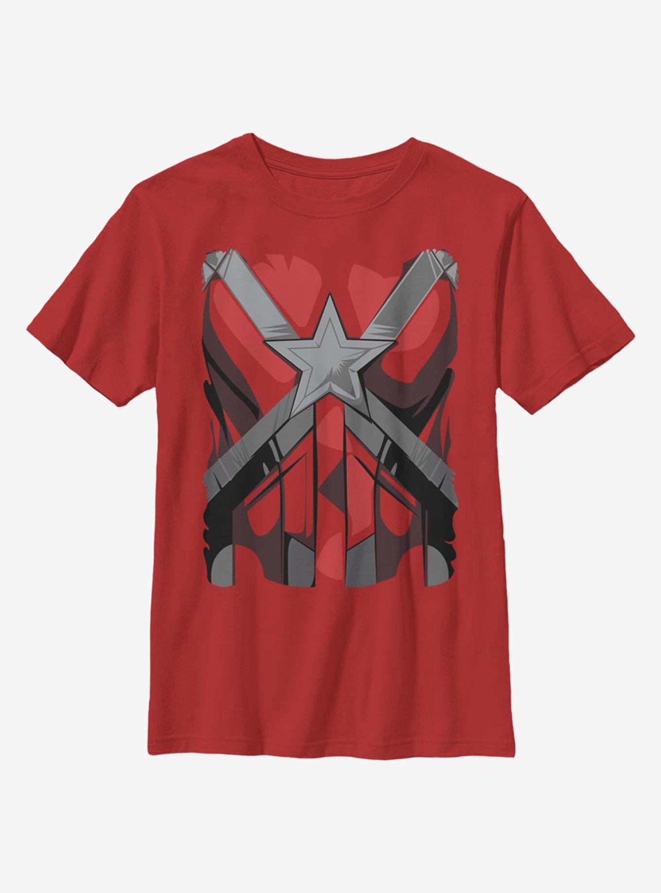 Marvel Black Widow Red Guardian Costume Youth T-Shirt, , hi-res