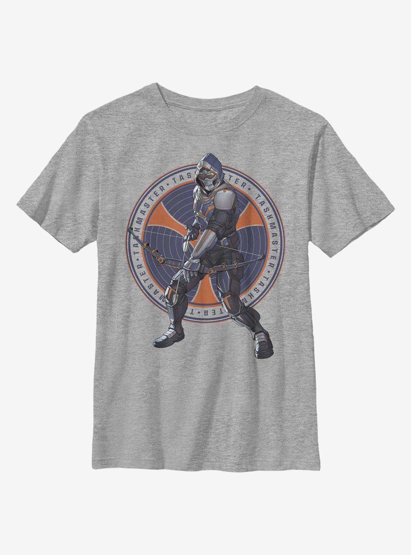 Marvel Black Widow Taskmaster Circle Youth T-Shirt, , hi-res