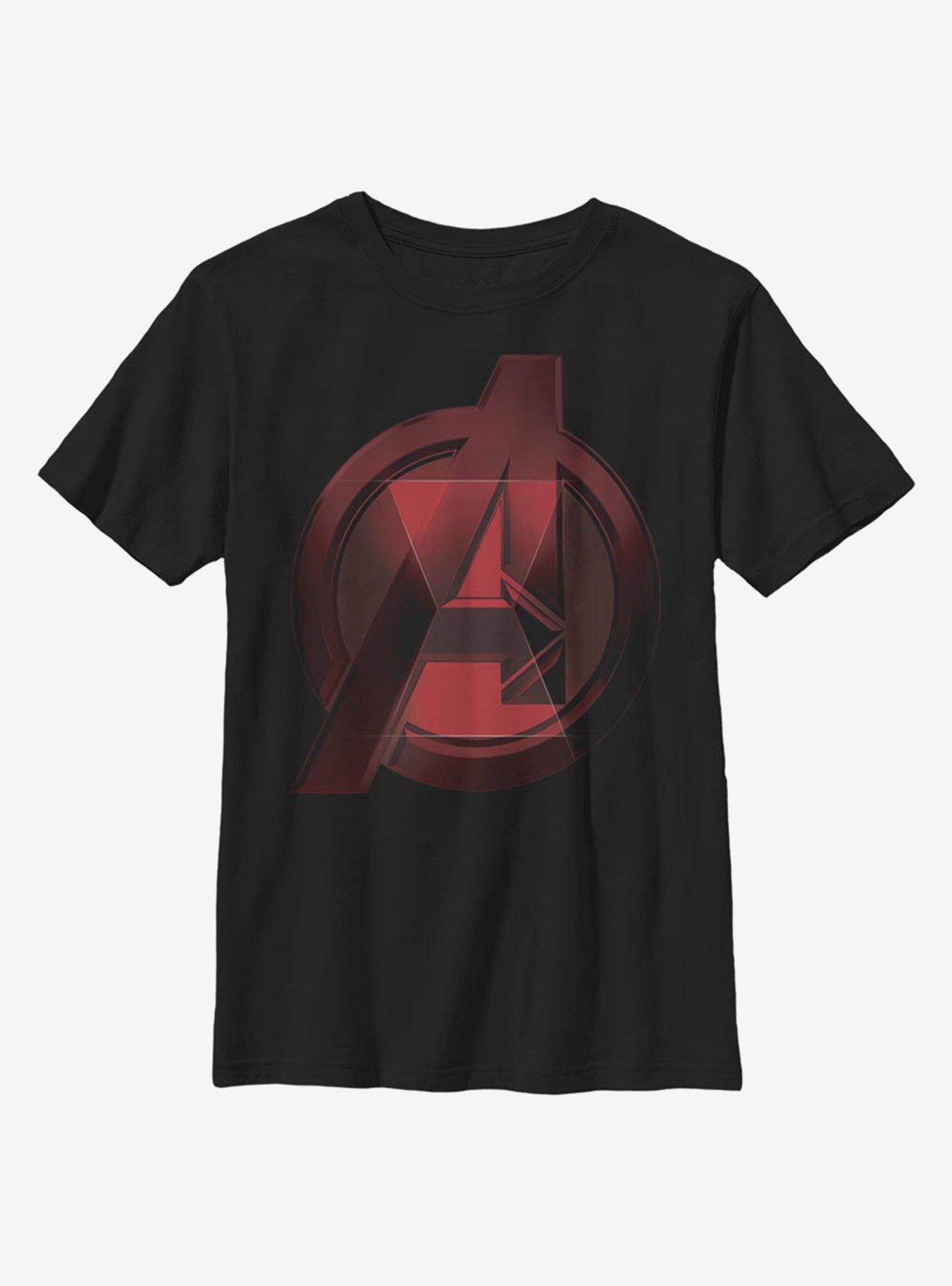 Marvel Black Widow Avenger Logo Youth T-Shirt, , hi-res