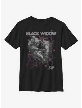 Marvel Black Widow Poster Youth T-Shirt, , hi-res