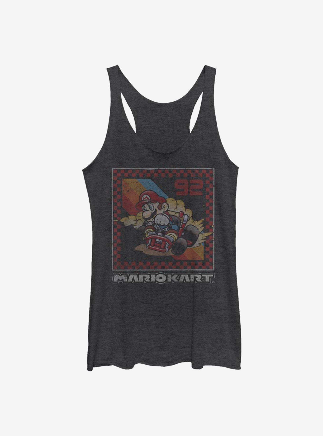 Super Mario Get Some Girls Tank, BLK HTR, hi-res