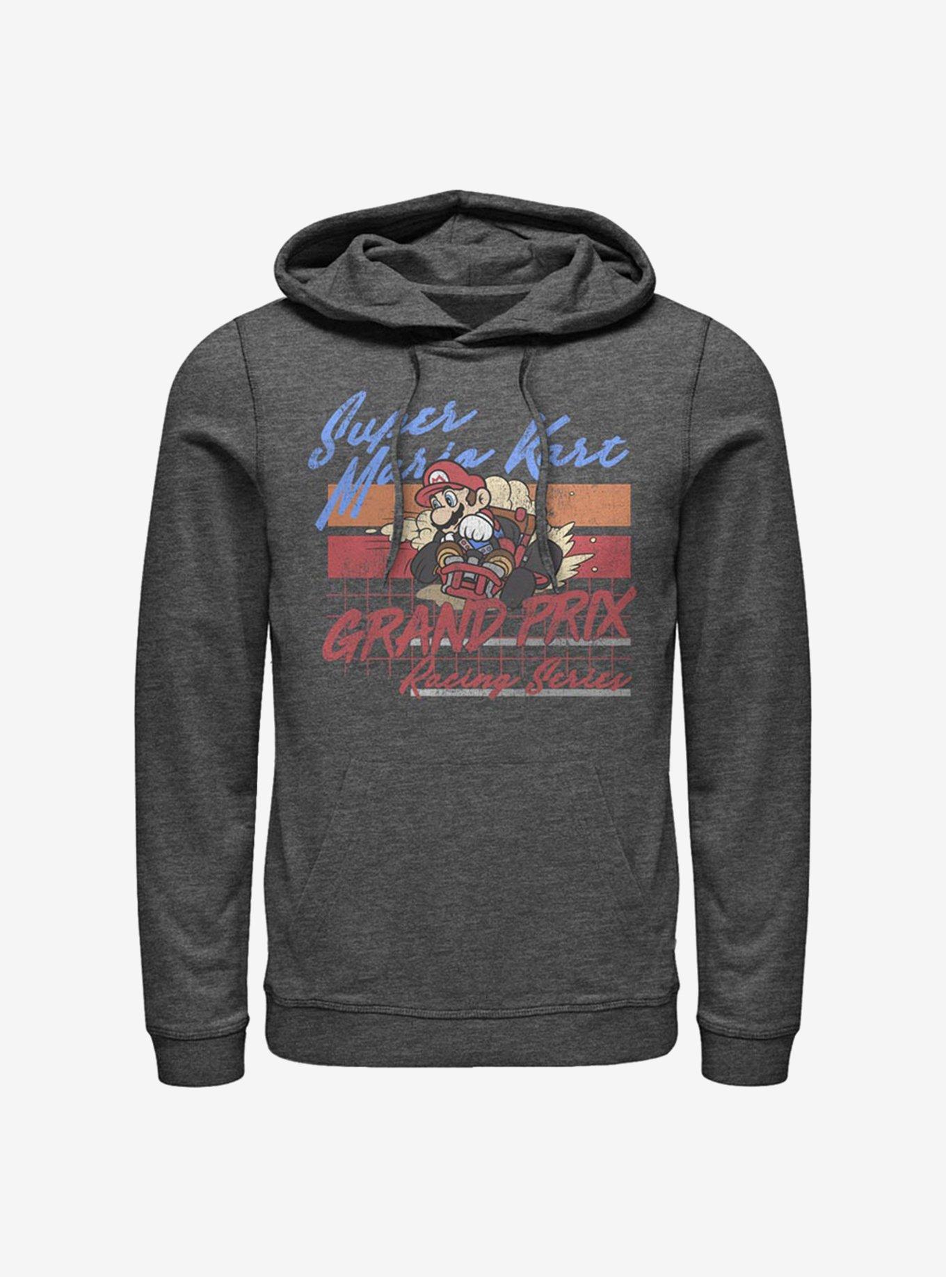 Super Mario Final Lap Hoodie, CHAR HTR, hi-res