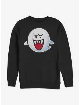 Super Mario Boo Face Crew Sweatshirt, , hi-res