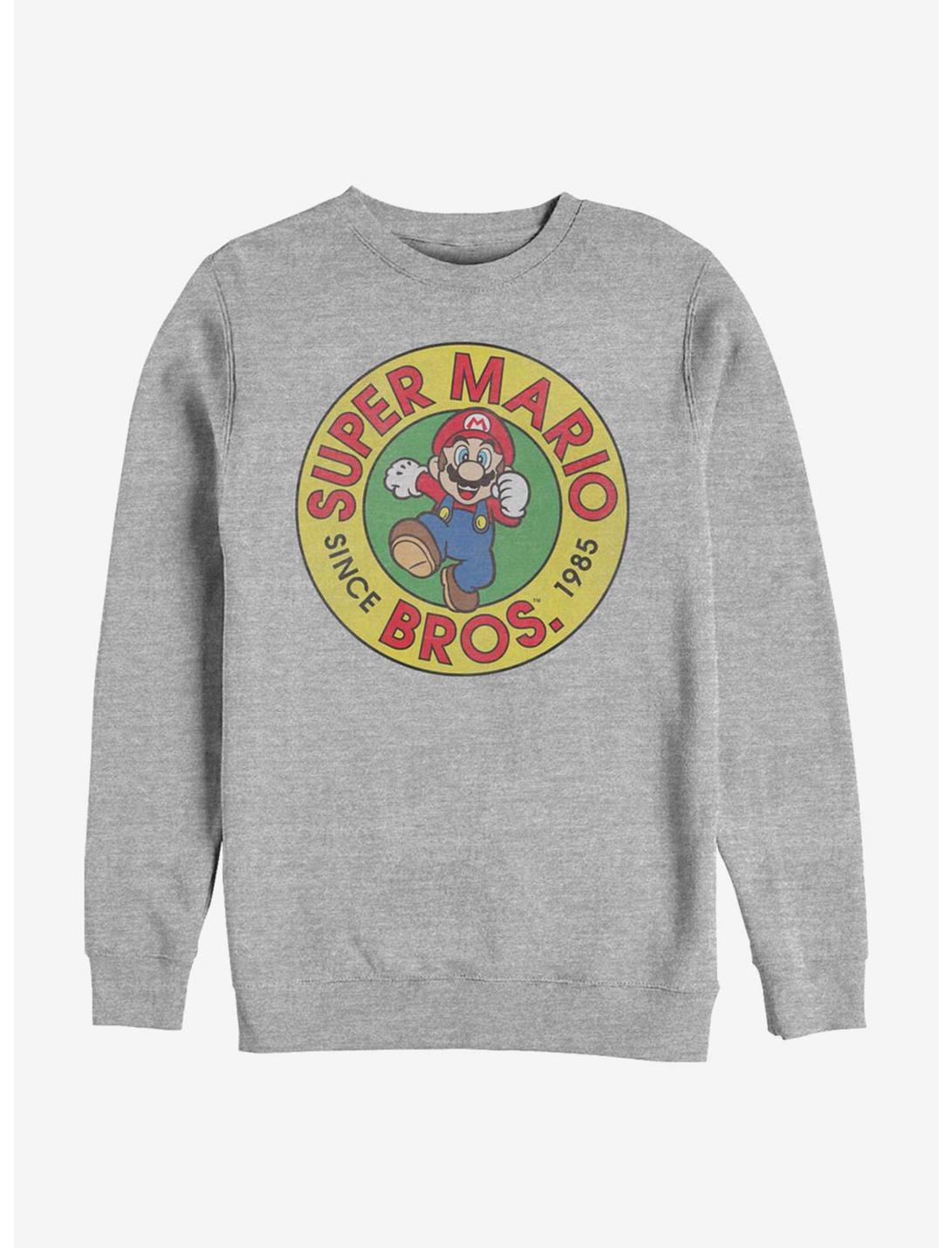 Super Mario Cool Runnings Crew Sweatshirt, ATH HTR, hi-res