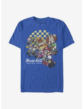 Super Mario Checkered Kart T-Shirt, , hi-res