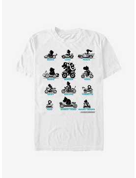 Super Mario Kart Sihouettes T-Shirt, , hi-res