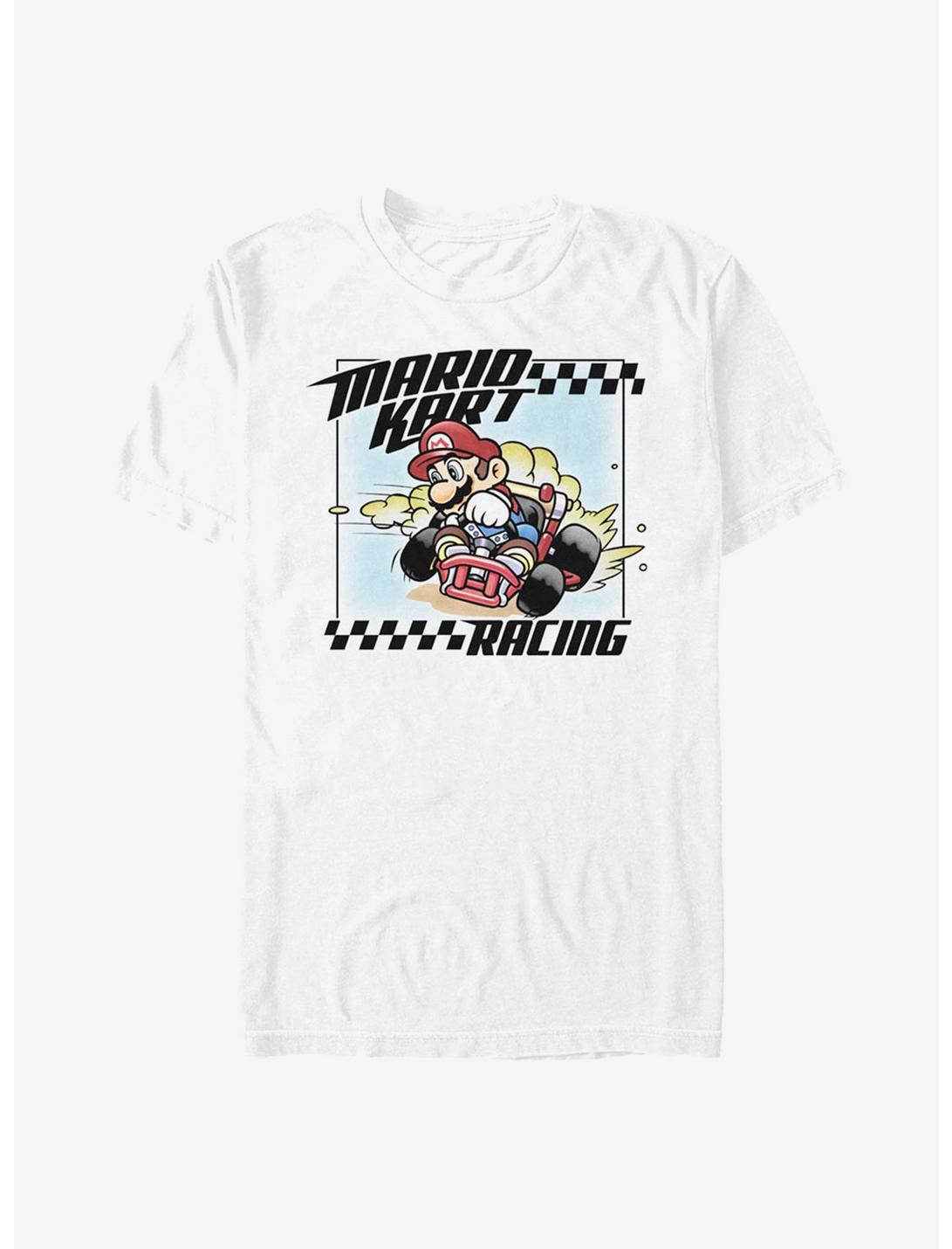 Super Mario Race Hard T-Shirt, WHITE, hi-res