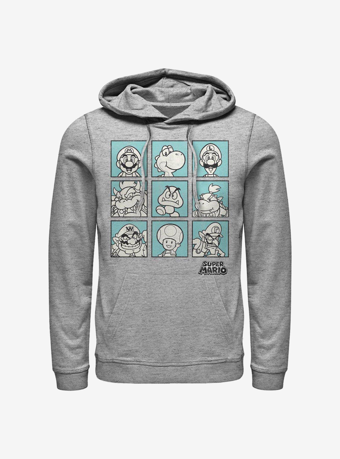 Super Mario Box Seats Hoodie, ATH HTR, hi-res
