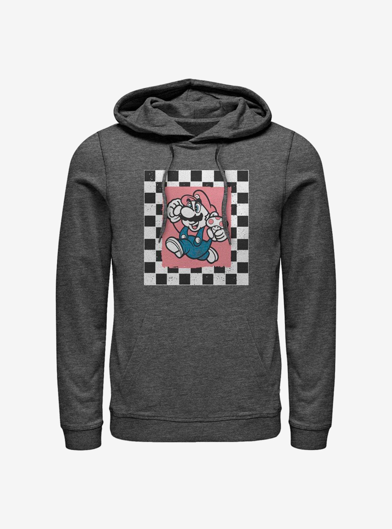 Super Mario Chubby Checkers Hoodie, , hi-res