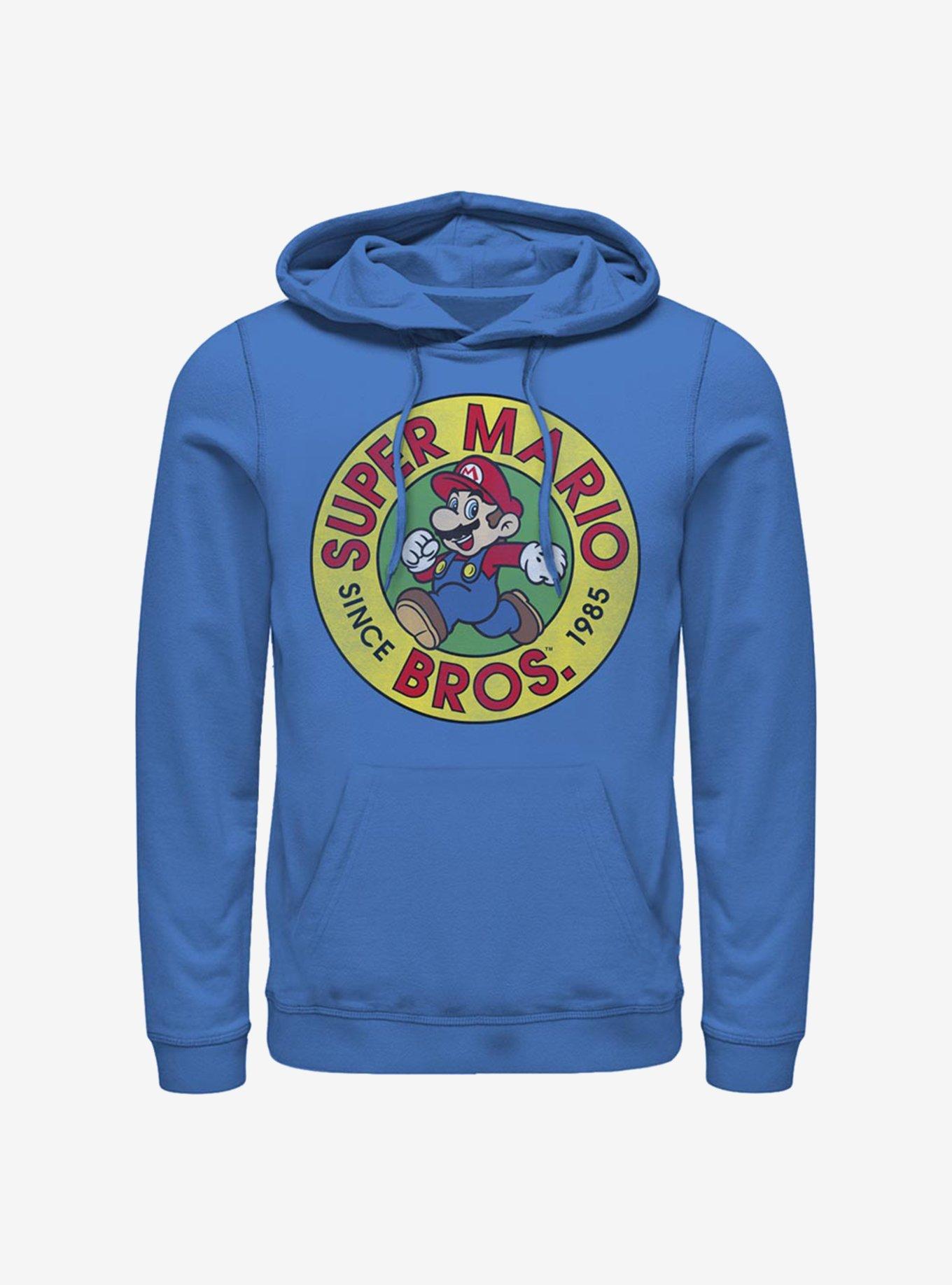 Super Mario Side Run Mario Hoodie, ROYAL, hi-res