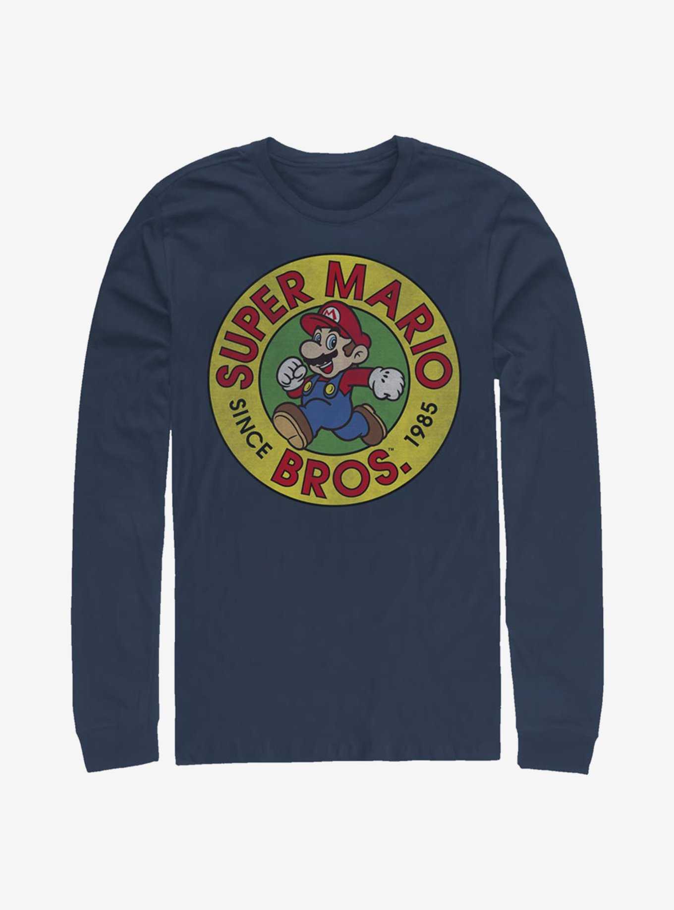 Super Mario Side Run Mario Long-Sleeve T-Shirt, , hi-res