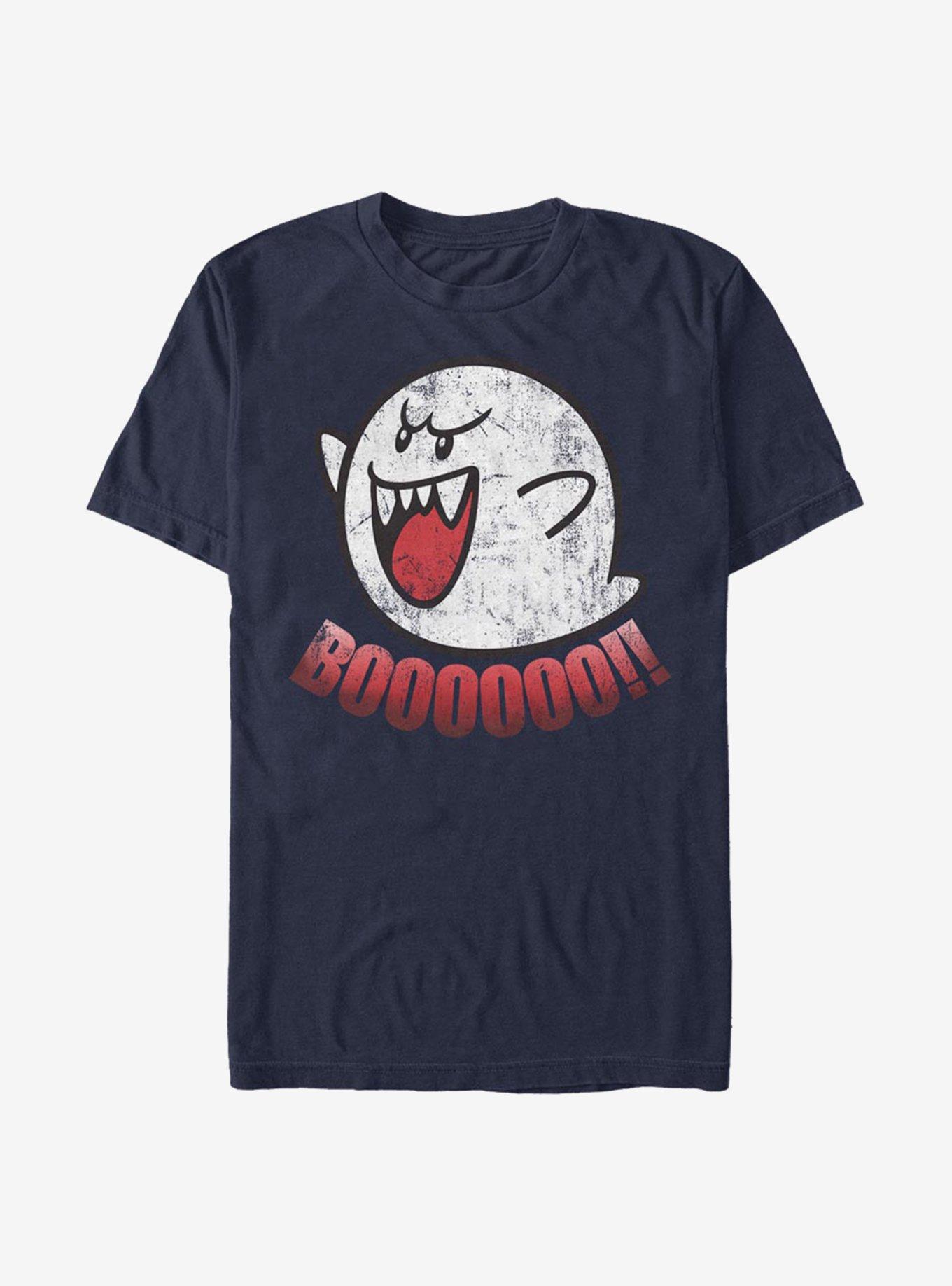 Super Mario Boo Ghost T-Shirt, NAVY, hi-res