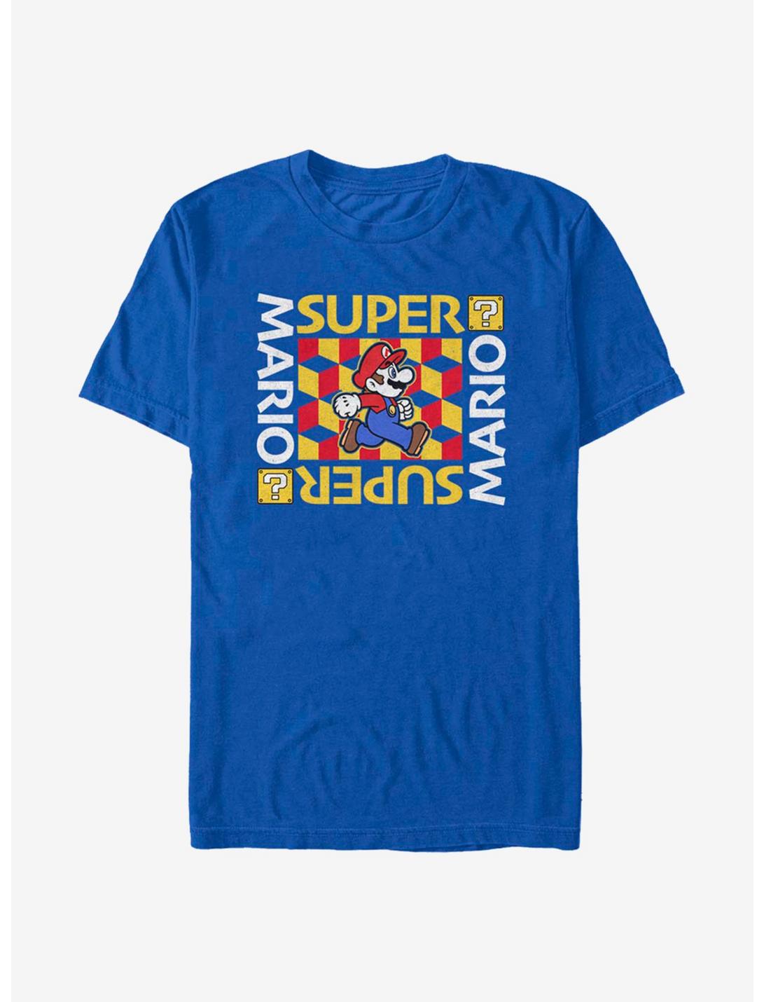 Super Mario Branded T-Shirt, ROYAL, hi-res