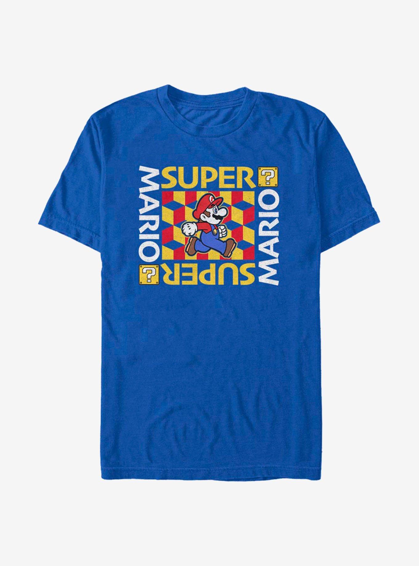 Super Mario Branded T-Shirt, ROYAL, hi-res