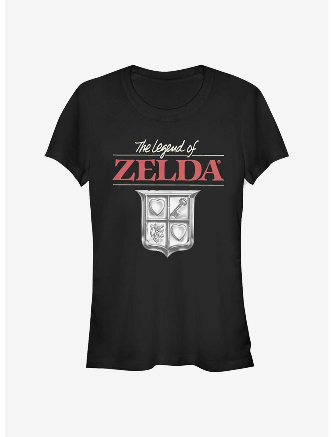 The Legend Of Zelda Classic Girls T-Shirt, BLACK, hi-res