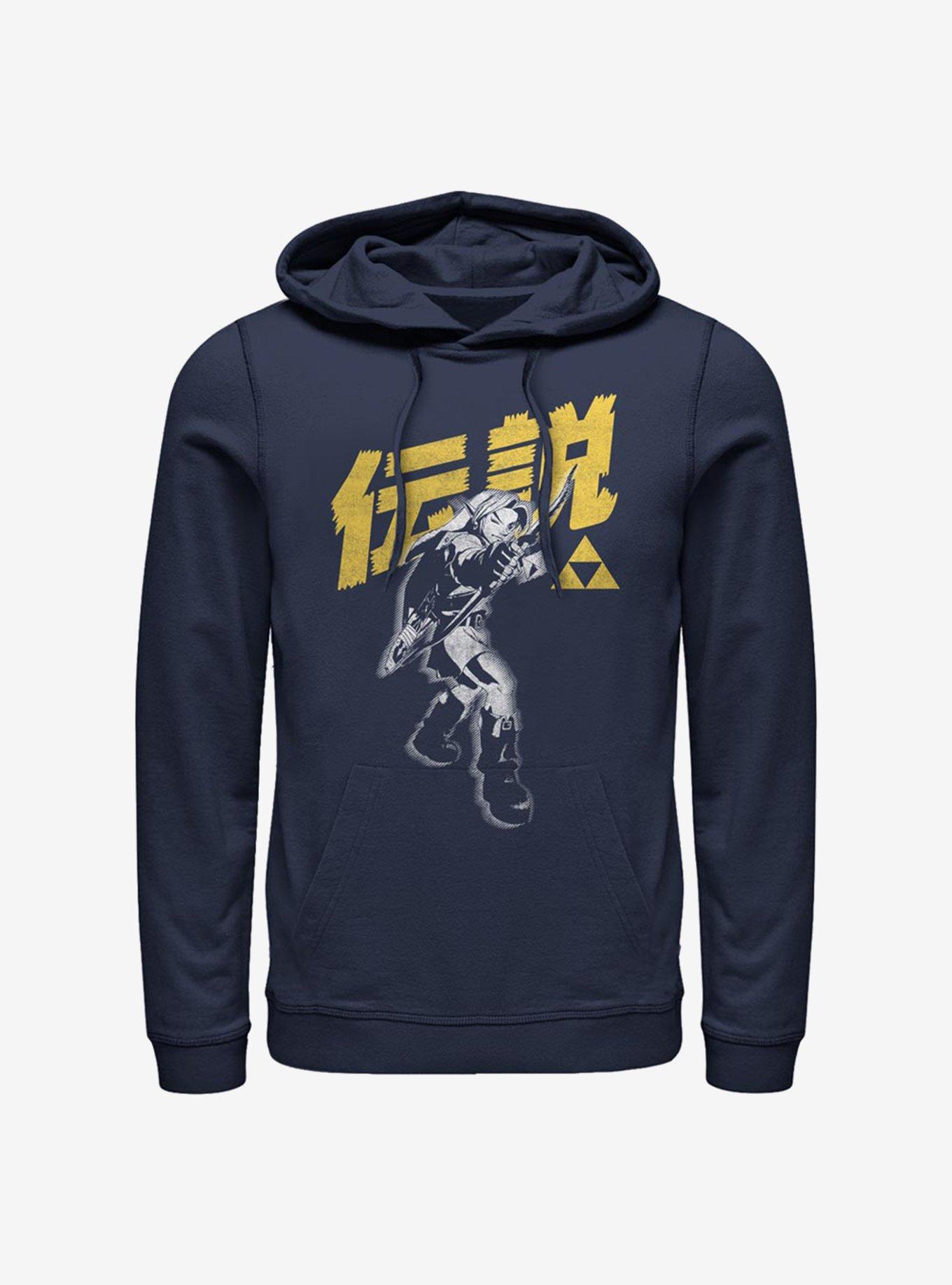 The Legend Of Zelda Bow Legend Hoodie, NAVY, hi-res