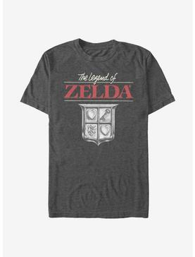 The Legend Of Zelda 90's T-Shirt, CHAR HTR, hi-res