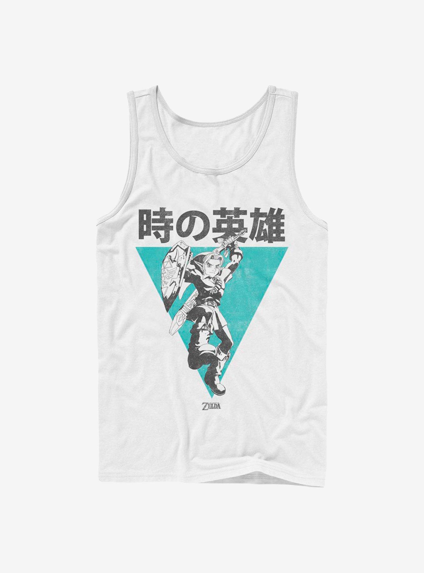 The Legend Of Zelda Hero Of Time Tank, WHITE, hi-res