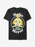 Animal Crossing Hello Mayor T-Shirt, BLACK, hi-res