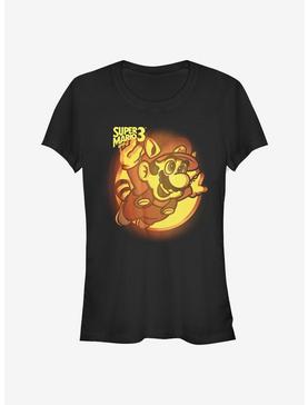 Super Mario Pumpkin Logo Girls T-Shirt, , hi-res
