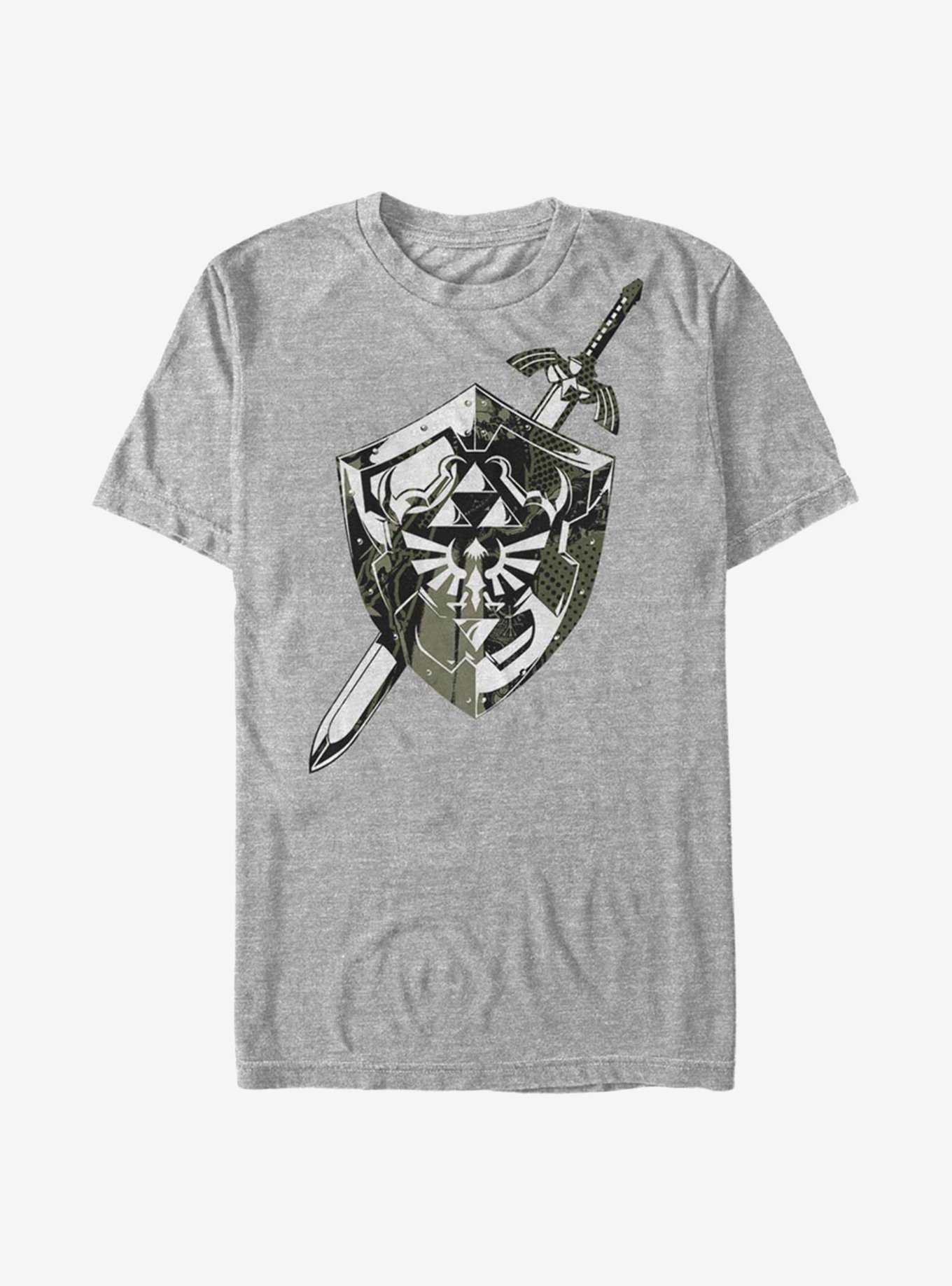 The Legend Of Zelda Shield Collage T-Shirt, , hi-res
