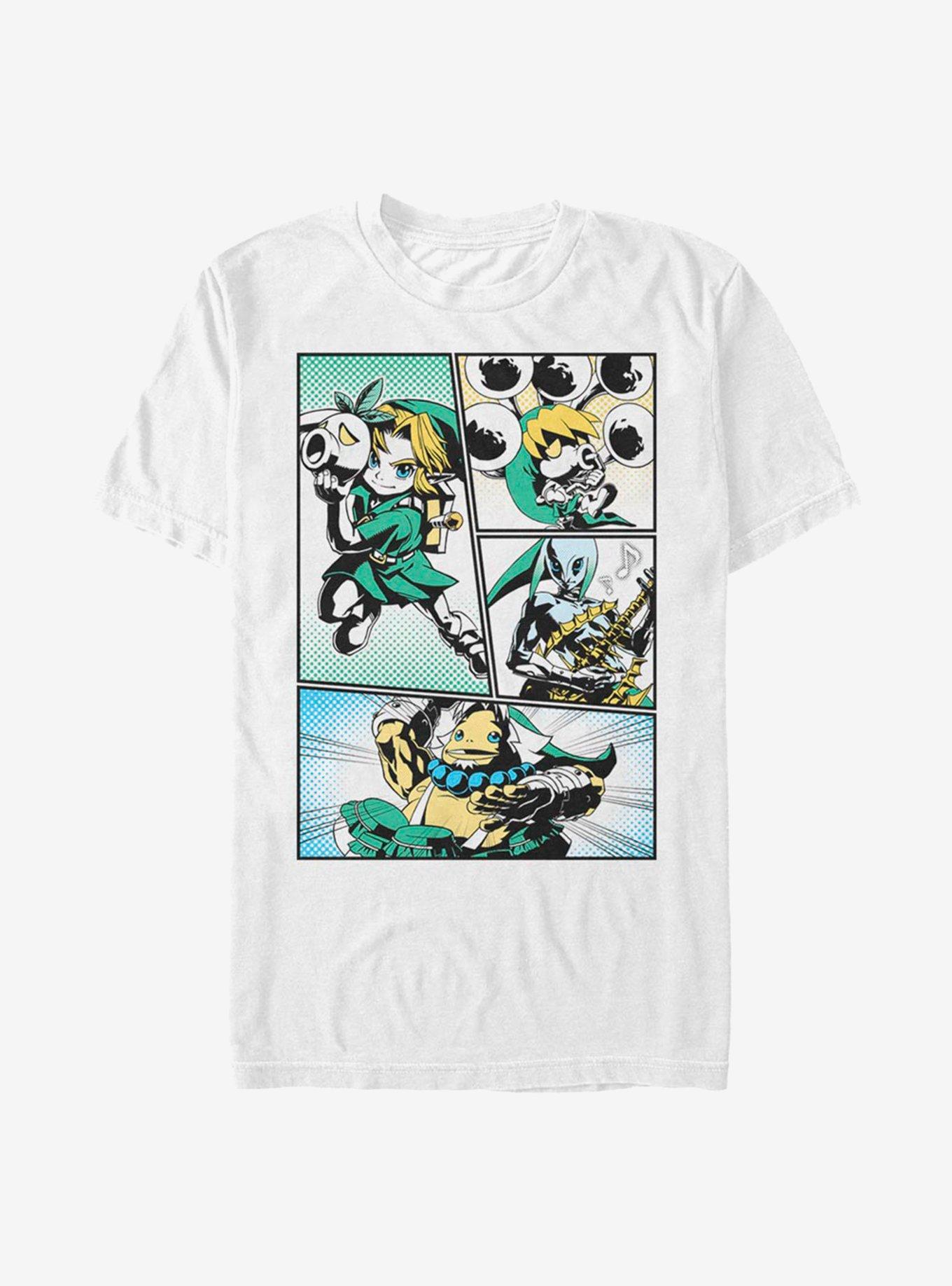 The Legend Of Zelda Manga T-Shirt, WHITE, hi-res