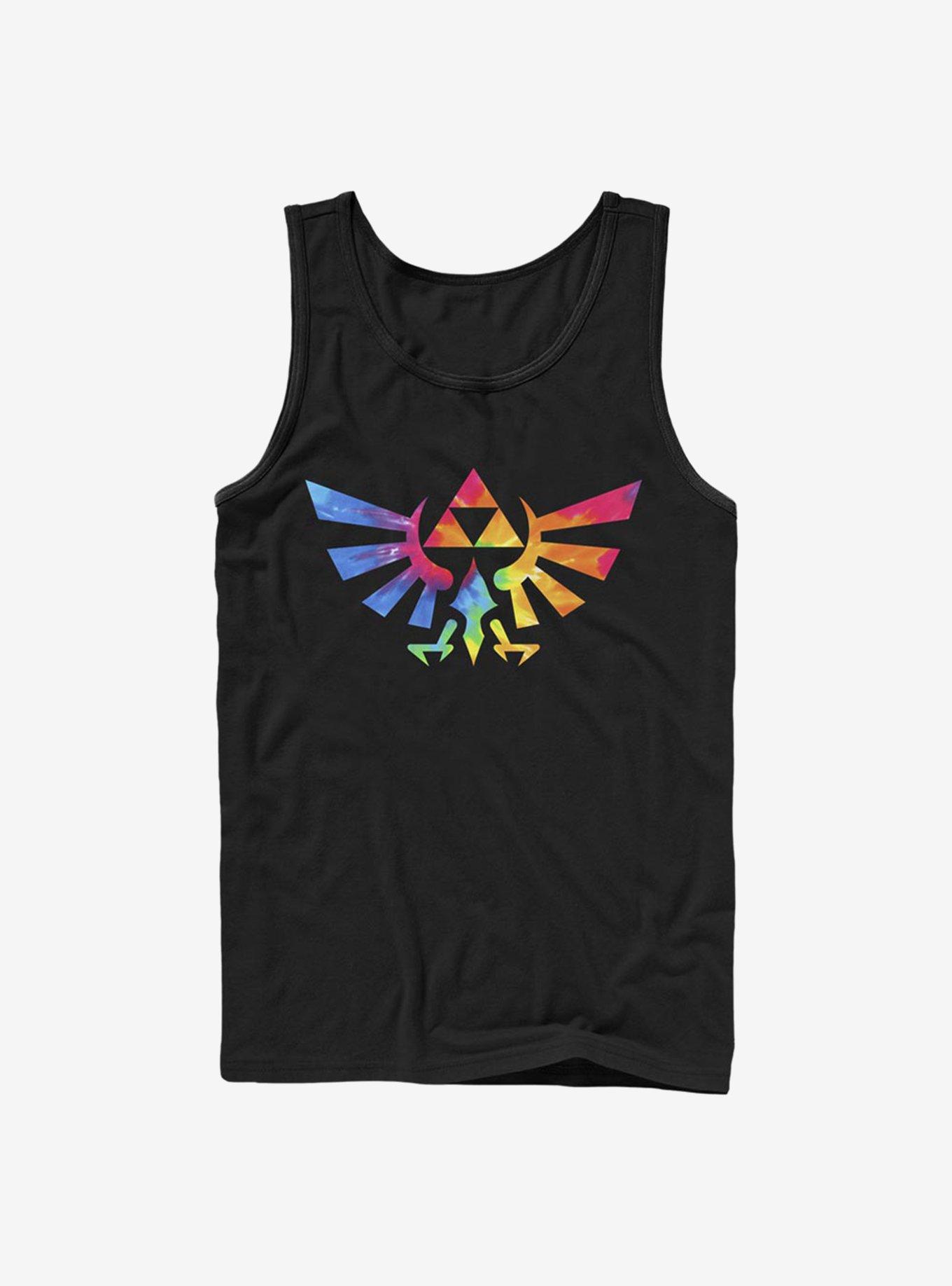 The Legend Of Zelda Groovy Crest Tank, BLACK, hi-res