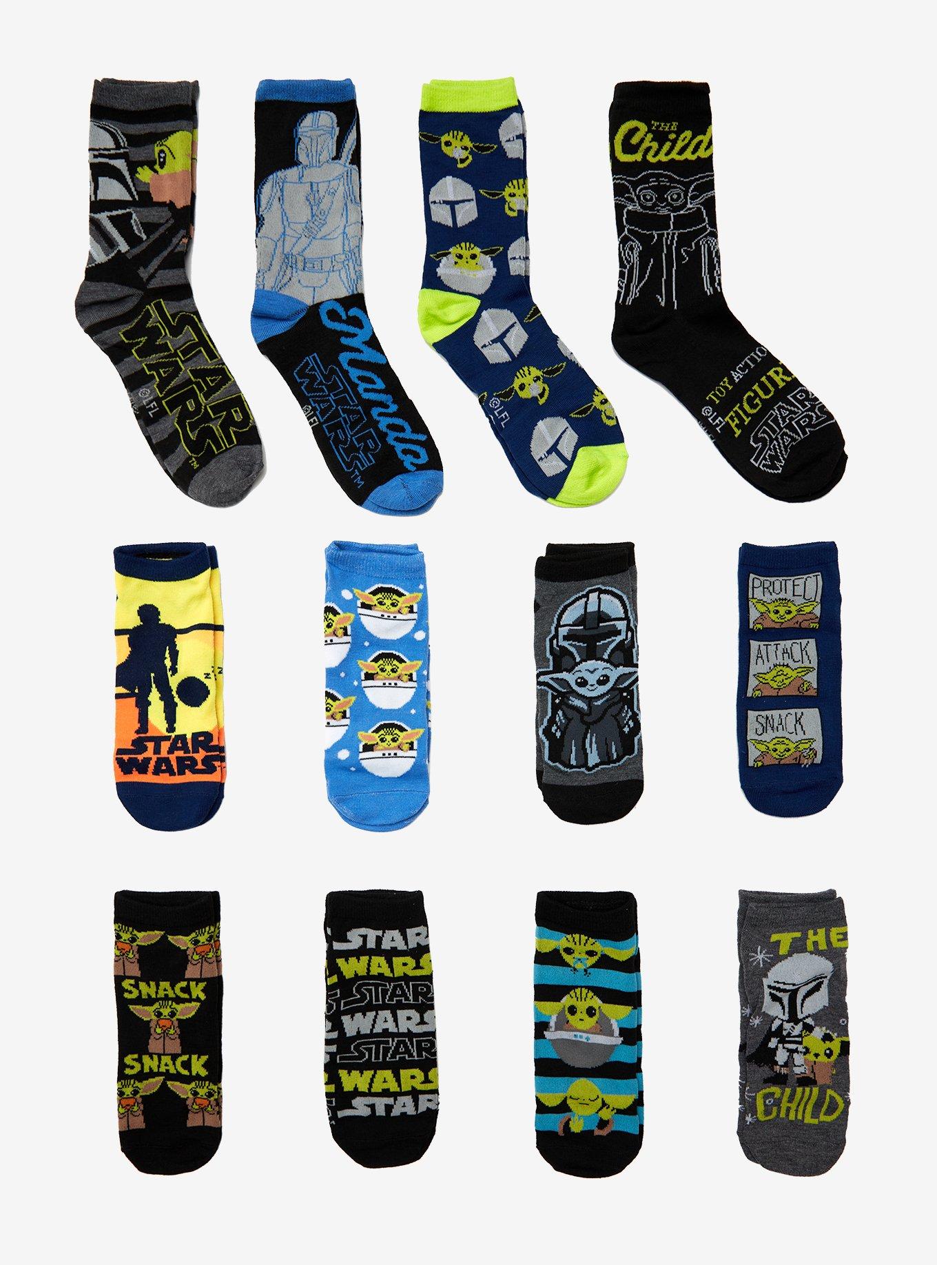 Star Wars The Mandalorian The Child Advent Calendar Socks Gift Set