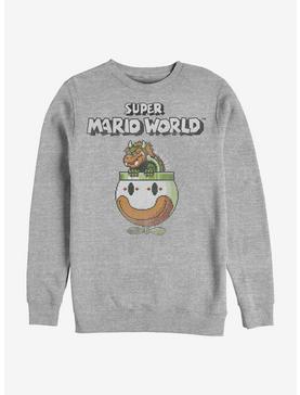 Super Mario Bowser Is King Crew Sweatshirt, , hi-res