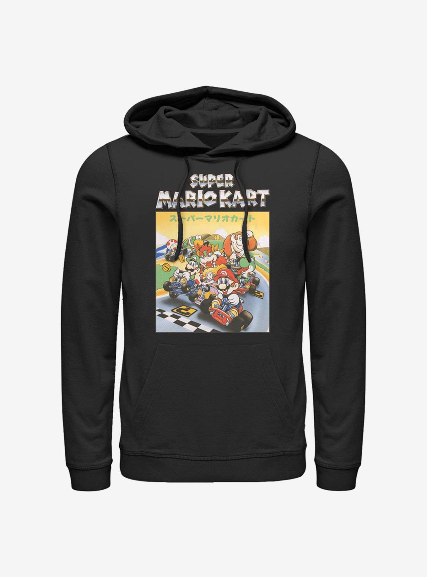 Super Mario Retro Racers Hoodie, BLACK, hi-res