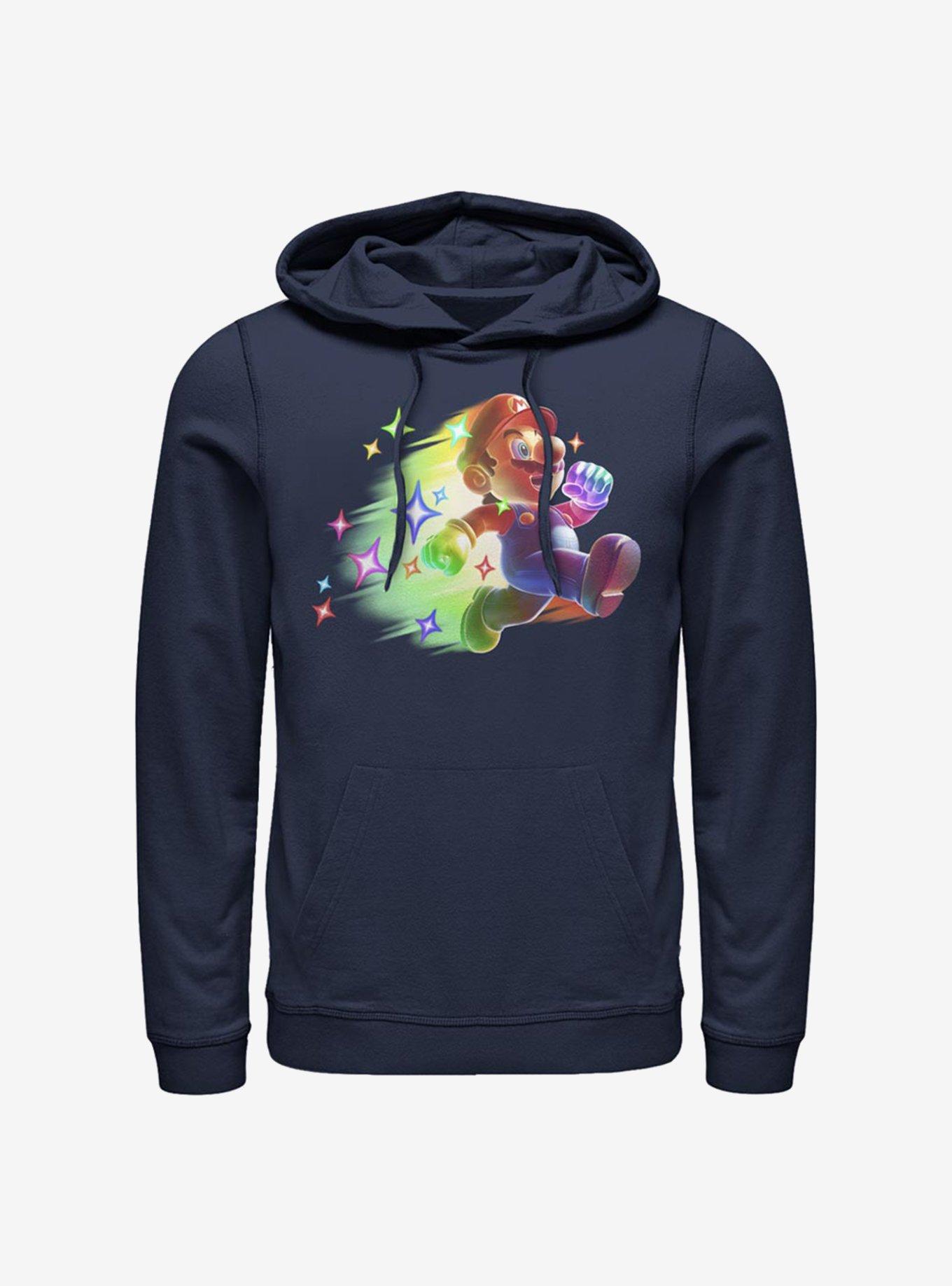 Super Mario Rainbow Deluxe Hoodie, NAVY, hi-res