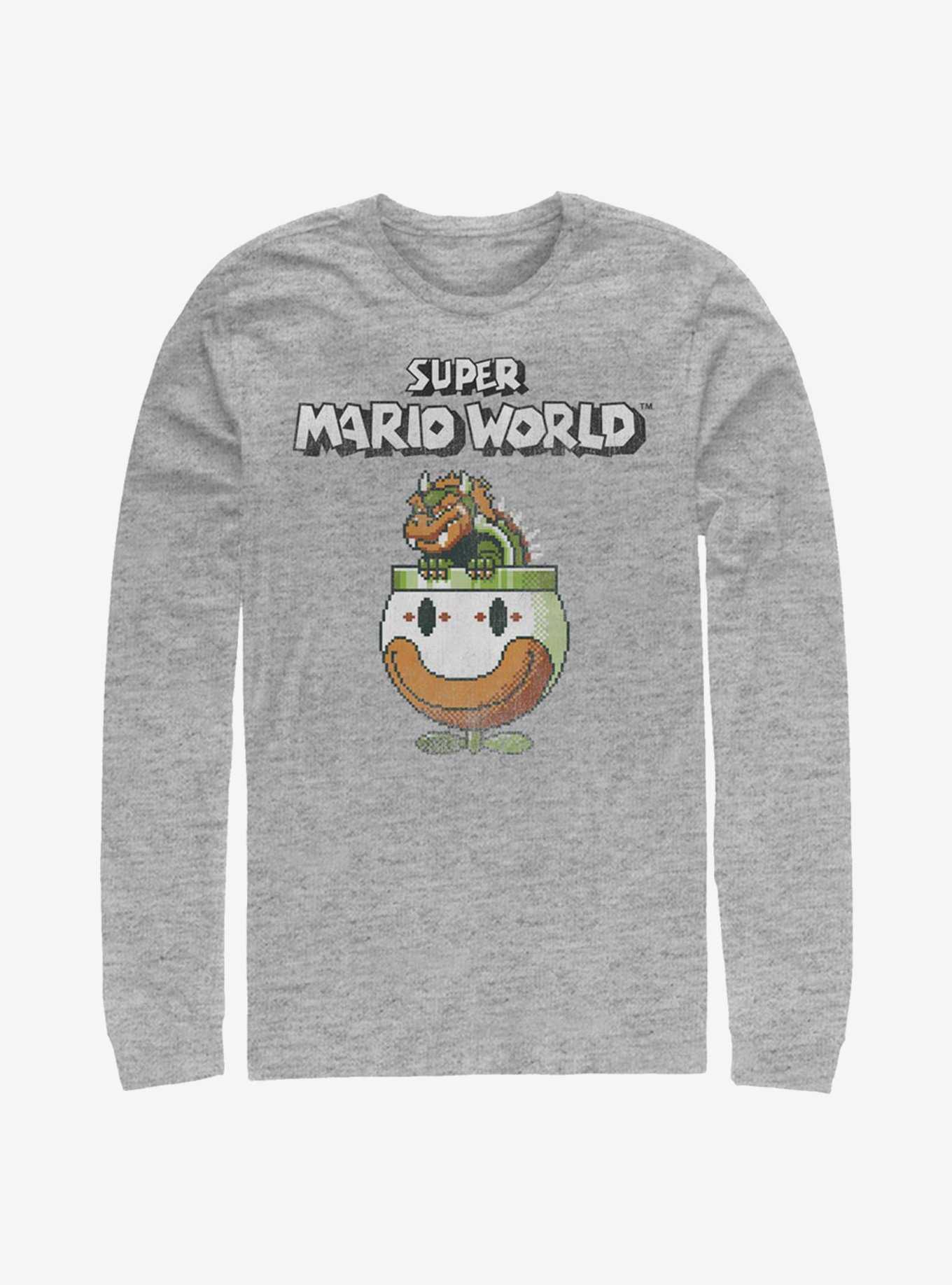 Super Mario Bowser Is King Long-Sleeve T-Shirt, , hi-res