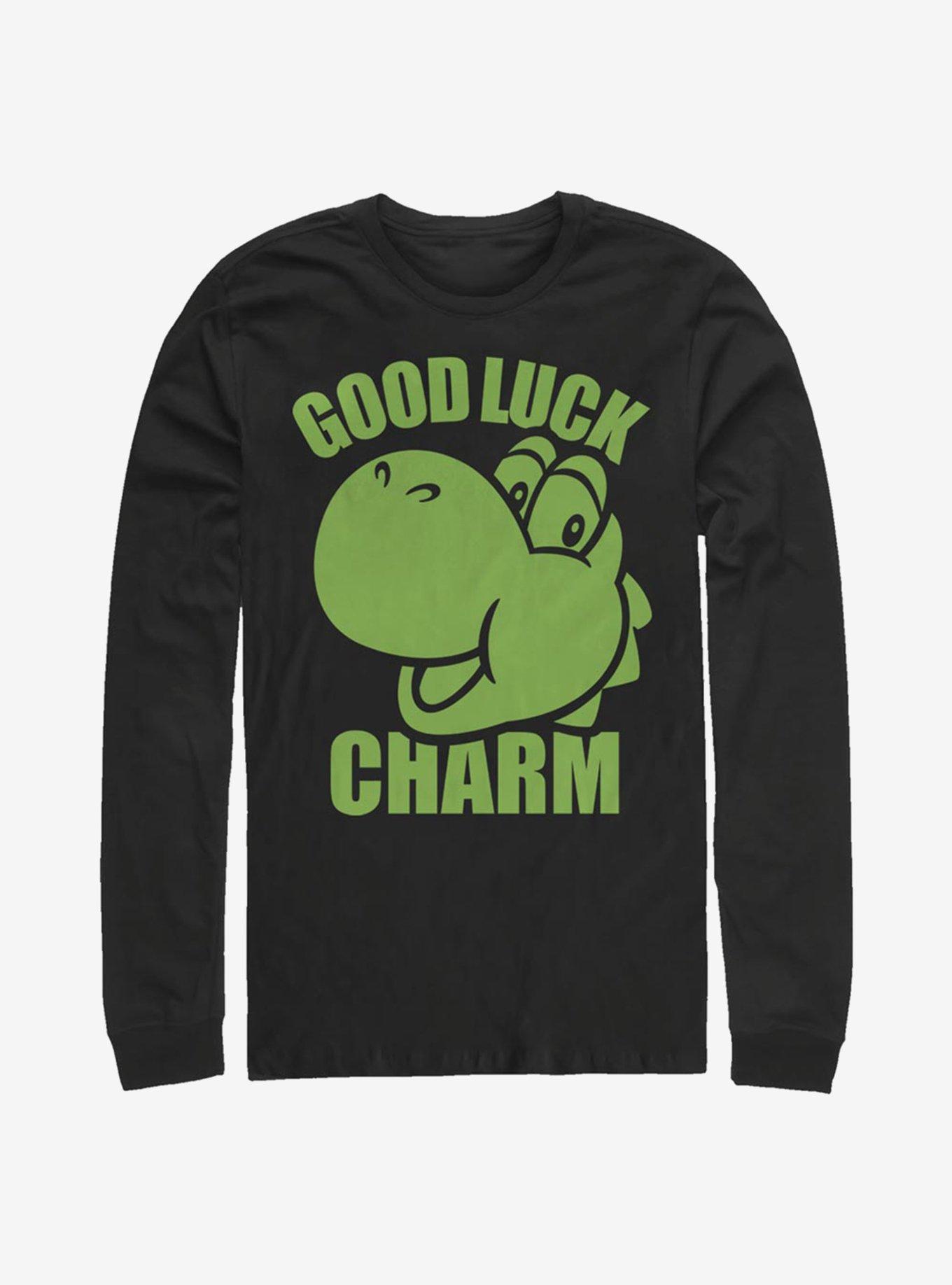 Nintendo Super Mario Yoshi Charm Long-Sleeve T-Shirt, , hi-res