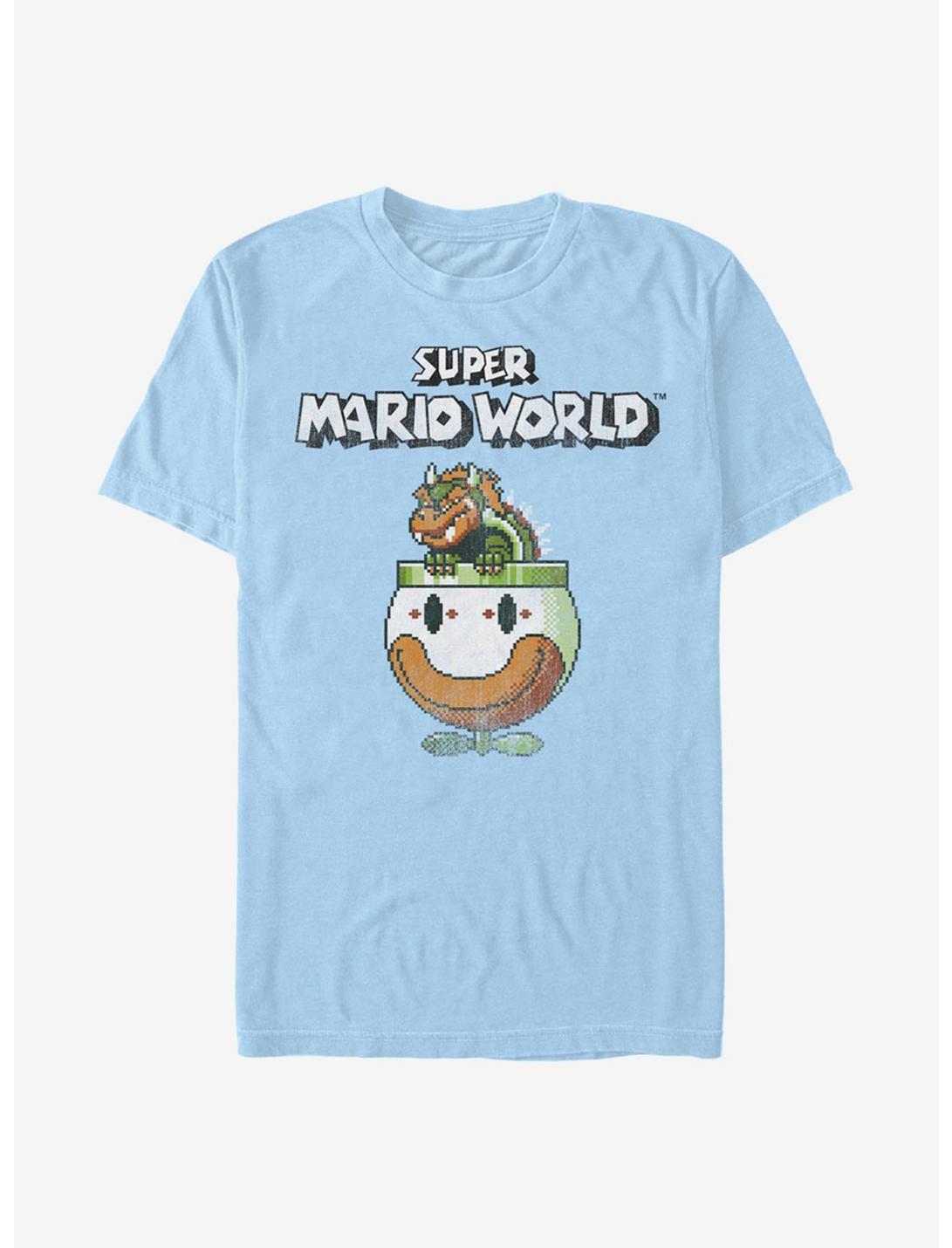 Super Mario Bowser Is King T-Shirt, LT BLUE, hi-res