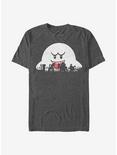 Super Mario Halloween Silhouttes T-Shirt, CHAR HTR, hi-res