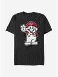 Super Mario Peace T-Shirt, BLACK, hi-res