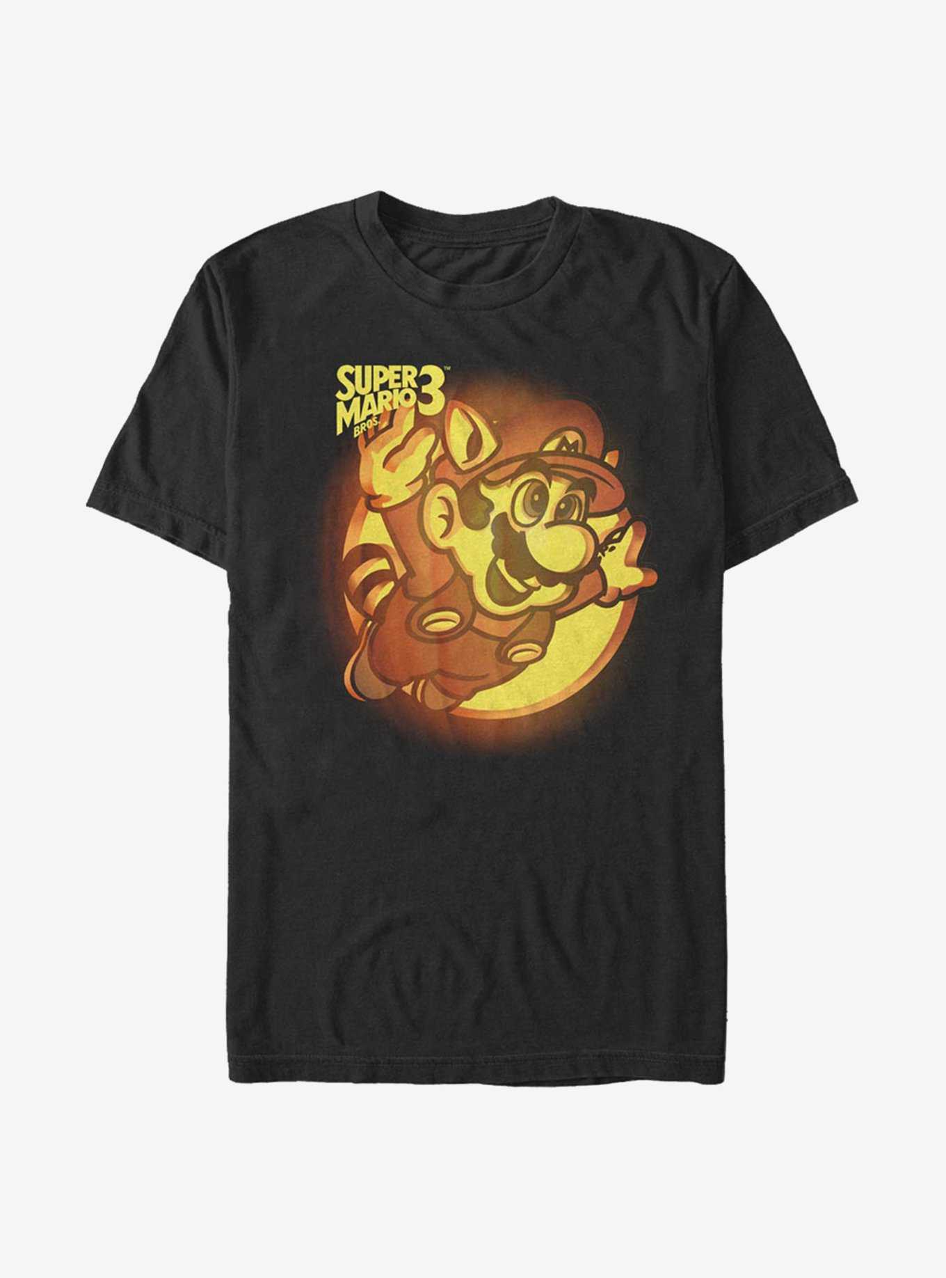 Super Mario Pumpkin Logo T-Shirt, , hi-res