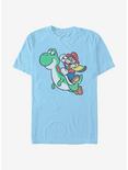 Super Mario Yoshi Jump T-Shirt, LT BLUE, hi-res