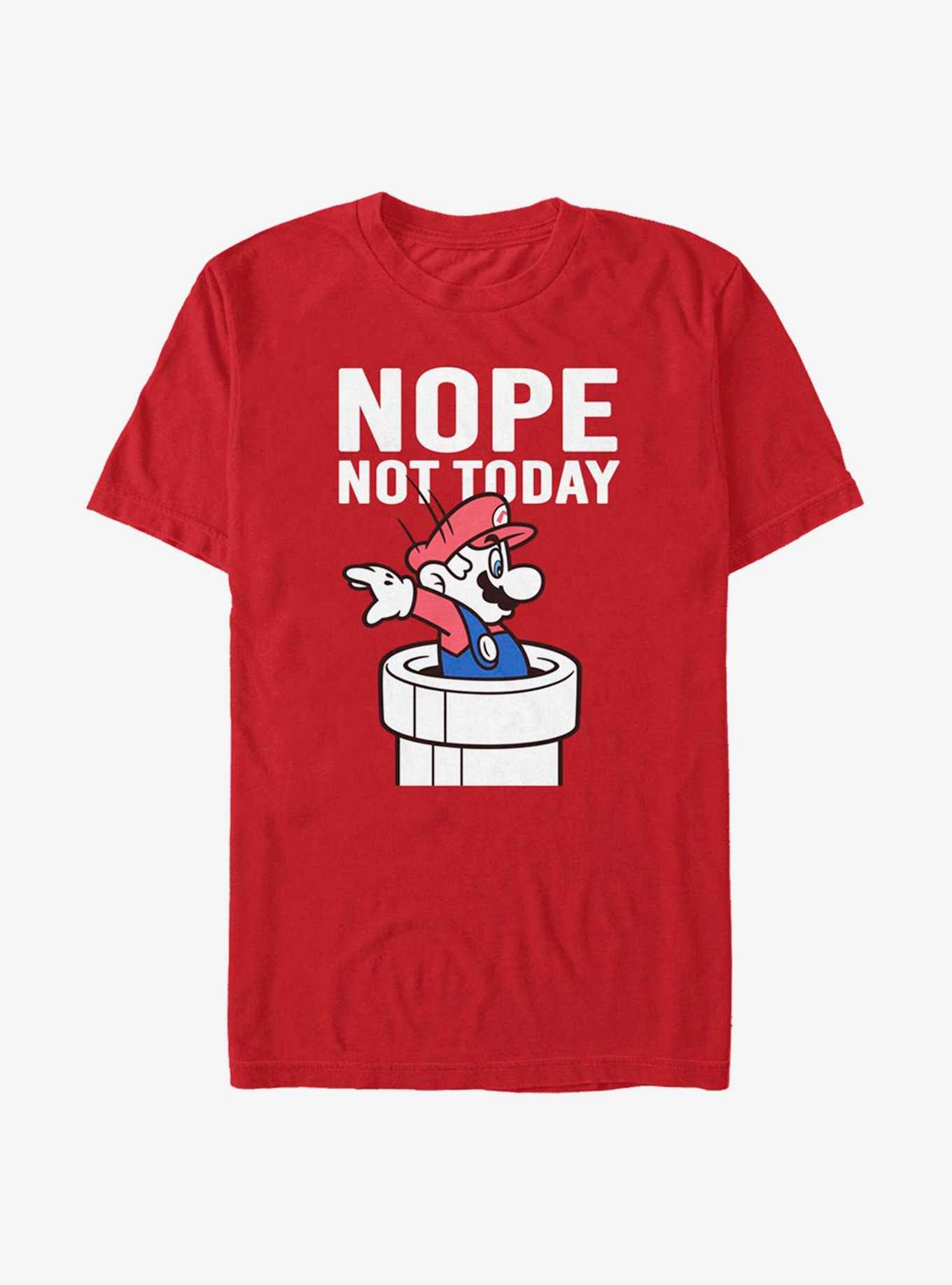 Super Mario Nope Not Today T-Shirt, , hi-res