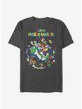 Super Mario Super World T-Shirt, CHARCOAL, hi-res