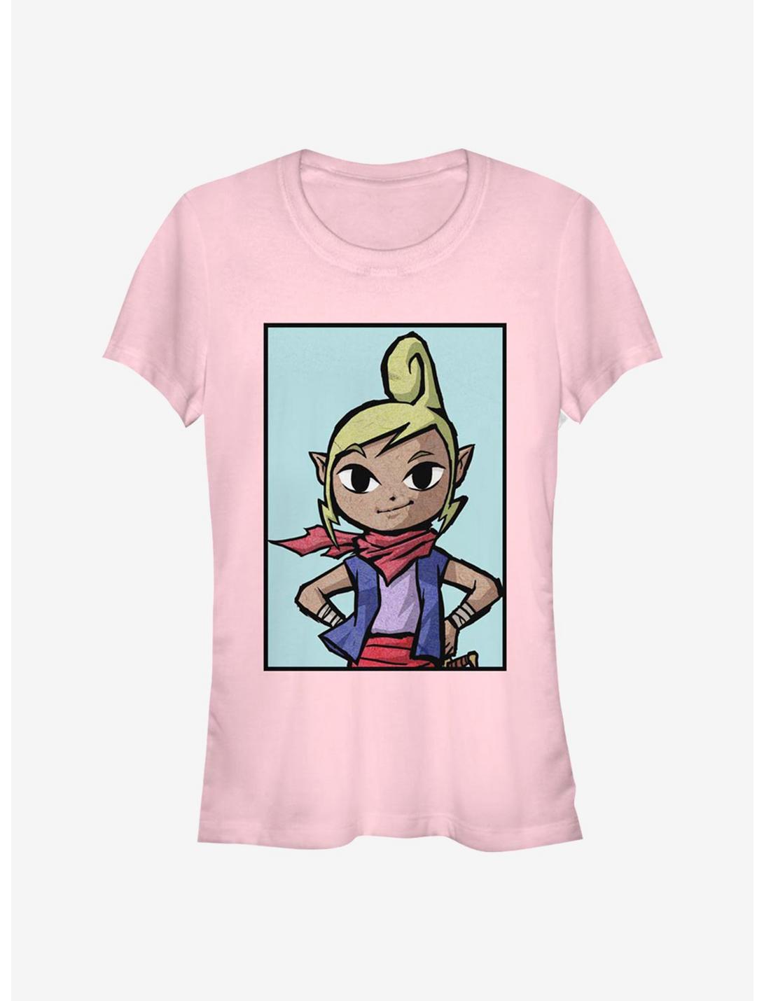 The Legend Of Zelda Tetra Face Girls T-Shirt, LIGHT PINK, hi-res