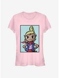 The Legend Of Zelda Tetra Face Girls T-Shirt, LIGHT PINK, hi-res