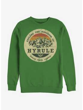 The Legend Of Zelda Explore Hyrule Crew Sweatshirt, , hi-res