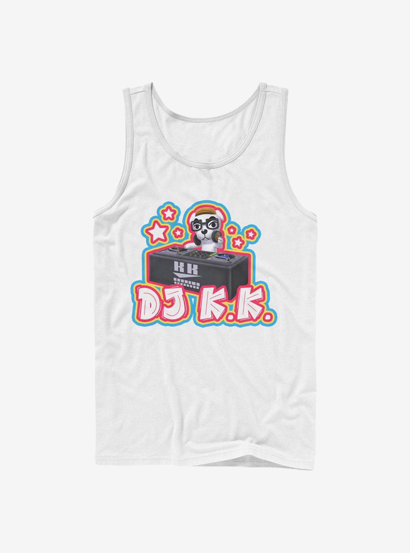 Animal Crossing DJ K.K. Japanese Pop Tank, WHITE, hi-res