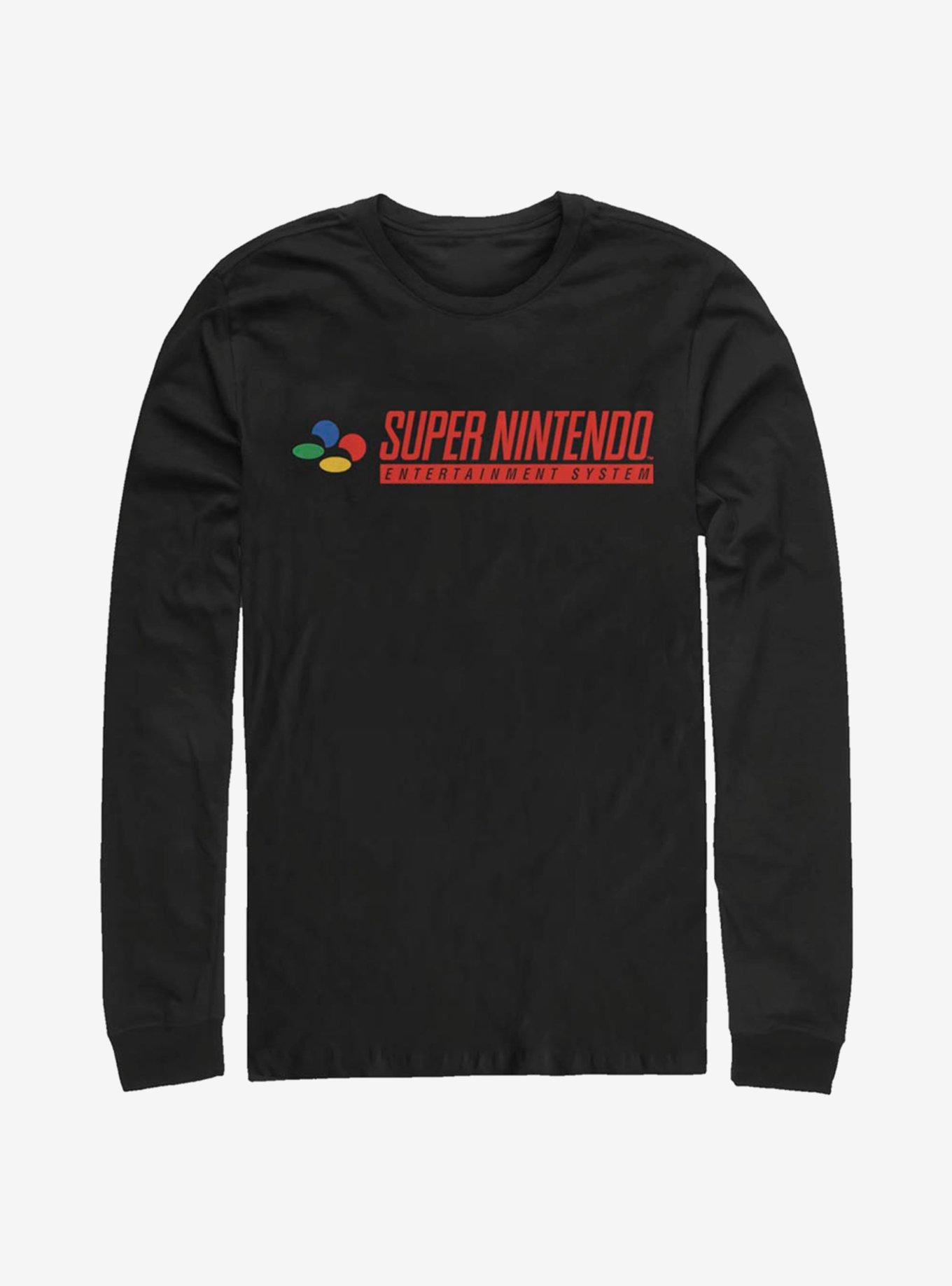 Nintendo SNES Logo Long-Sleeve T-Shirt